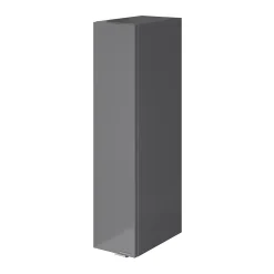 Colonne De Salle De Bains|Meuble De Salle De Bains Faible Profondeur|GoodHome Colonne de salle de bains suspendue faible largeur gris brillant l.20 x H.90 x P.36 cm, Imandra