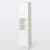 GoodHome Colonne de salle de bains Ladoga blanc L. 40 x H. 190 x P. 36 cm