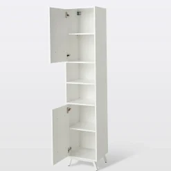 GoodHome Colonne de salle de bains Ladoga blanc L. 40 x H. 190 x P. 36 cm