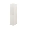 Colonne De Salle De Bains| Colonne de salle de bains blanc mat Vague 30 cm
