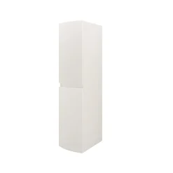 Colonne De Salle De Bains| Colonne de salle de bains blanc mat Vague 30 cm
