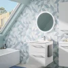 Colonne De Salle De Bains|Geberit Colonne de salle de bains H.65 cm blanc Selva