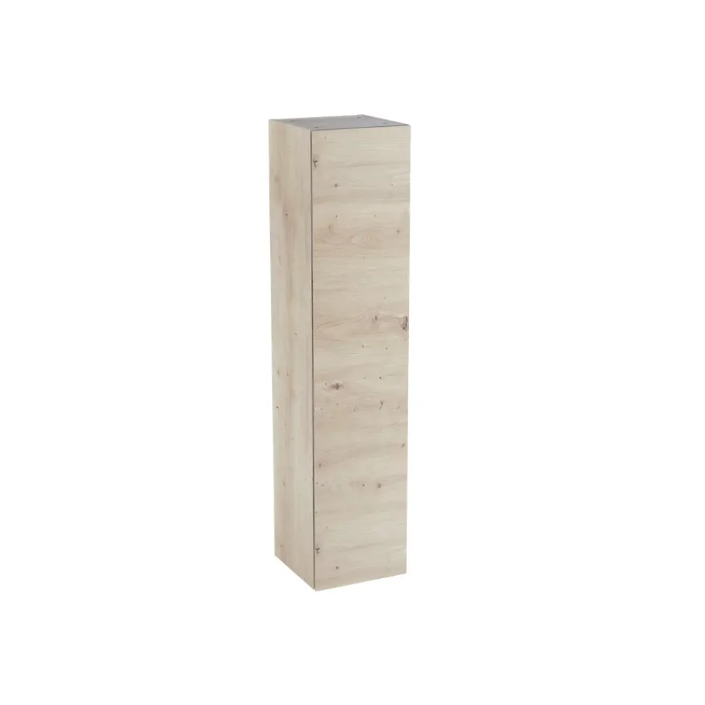Colonne de salle de bains effet chêne artisan l.35 x H.155 x P.35,6 cm, Calao