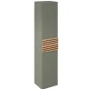 Colonne De Salle De Bains|Decotec Colonne de salle de bains à suspendre ouverture droite Archi fougère mat H. 160 x L. 35 cm
