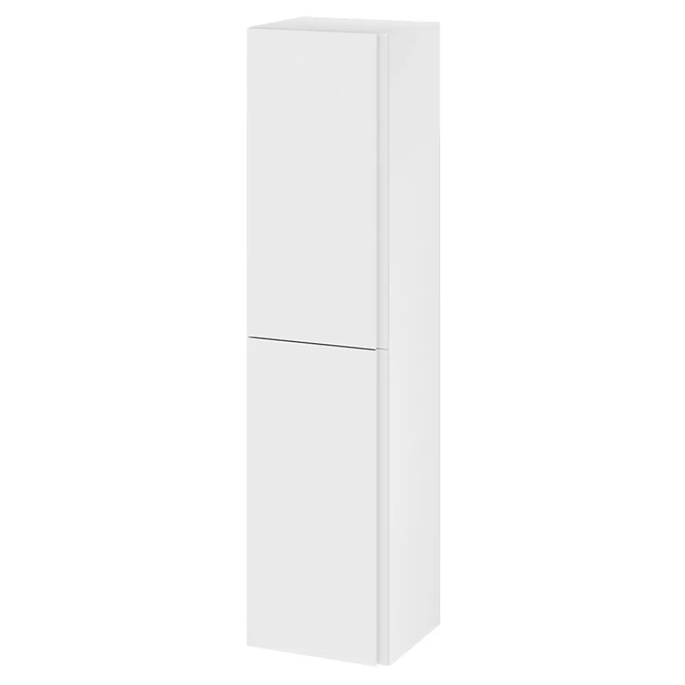 Colonne De Salle De Bains|GoodHome Colonne de salle de bains blanc mat 2 portes l.40 x H.160 x P.36 cm Levanna