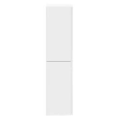 Colonne De Salle De Bains|GoodHome Colonne de salle de bains blanc mat 2 portes l.40 x H.160 x P.36 cm Levanna