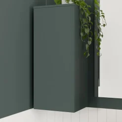 GoodHome Colonne de salle de bains l.35 x H.80 x P.30 cm vert forêt Kentia