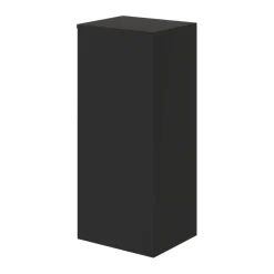 Colonne De Salle De Bains|GoodHome Colonne de salle de bains l.35 x H.80 x P.30 cm noir mat Kentia