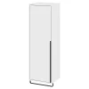 Colonne De Salle De Bains|Meuble De Salle De Bains Faible Profondeur|GoodHome Colonne de salle de bains suspendue avec porte-serviettes blanc mat l.36 x H.115 x P.30 cm, Maza