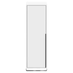Colonne De Salle De Bains|Meuble De Salle De Bains Faible Profondeur|GoodHome Colonne de salle de bains suspendue avec porte-serviettes blanc mat l.36 x H.115 x P.30 cm, Maza