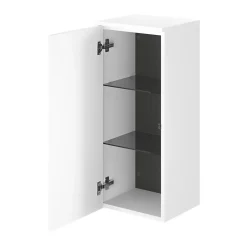 Colonne De Salle De Bains|GoodHome Colonne de salle de bains l.35 x H.80 x P.30 cm blanc mat Kentia