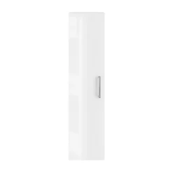 Colonne de salle de bains suspendue blanc l.27,5 x H.112 x P.32 cm, Opah