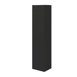 Colonne De Salle De Bains|GoodHome Colonne de salle de bains l.35 x H.150 x P.30 cm noir mat Kentia