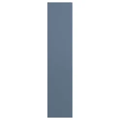 Colonne de salle de bains suspendue en mélaminé bleu mat l.35 x l.32 x H.160 cm, Alba