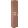 Decotec Colonne de salle de bains à suspendre ouverture droite Archi terracotta mat H. 160 x L. 35 cm