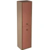 Decotec Colonne de salle de bains suspendue terracotta mat l.39 x H.160 x P.31 cm, 2 portes ouverture à droite, Havana