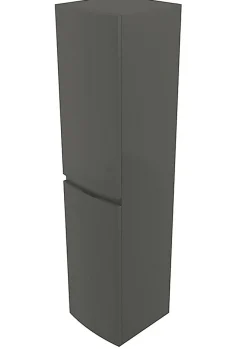 Colonne De Salle De Bains| Colonne de salle de bains gris anthracite Vague 40 cm