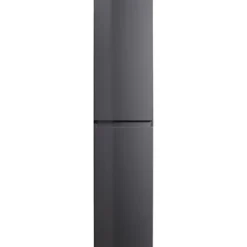 Colonne De Salle De Bains| Colonne de salle de bains gris anthracite Vague 40 cm
