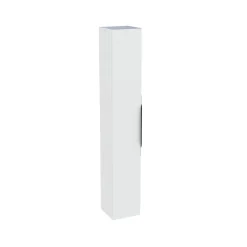 Colonne de salle de bains suspendue 1 porte blanc brillant l.30 cm x H.183 x P.30 cm, Pamili