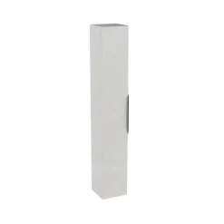 Colonne de salle de bains suspendue 1 porte blanc mat l.30 cm x H.183 x P.30 cm, Pamili