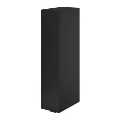 GoodHome Colonne de salle de bains suspendue faible largeur noir mat l.20 x H.90 x P.36 cm, Imandra