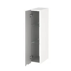 GoodHome Colonne de salle de bains suspendue faible largeur blanc mat l.20 x H.90 x P.36 cm, Imandra