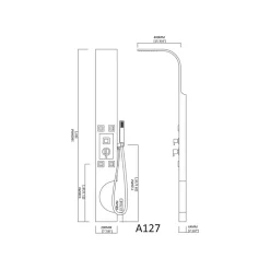 Distribain Colonne d'hydromassage A127 -