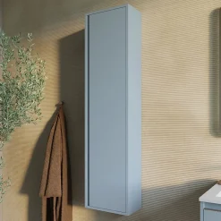 Kiamami Valentina Colonne Multifonction Suspendue H140 Porte Réversible Céleste Mat - Monaco