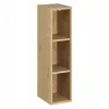 Furnidea Colonne murale ouverte pour salle de bains DALIA chêne cremona 20 x 80 cm