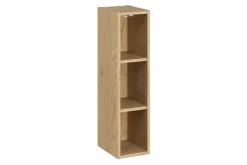 Furnidea Colonne murale ouverte pour salle de bains DALIA chêne cremona 20 x 80 cm