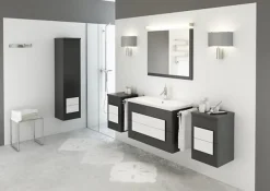 Armoire De Toilette|Azura Home Design Colonne NEX - MDF haute qualité