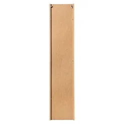 Meublorama Colonne salle de bain ELVINA 2 portes H140 cm Coloris vert sauge pastel Meuble suspendu