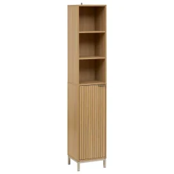 5Five Colonne Tasso 1 porte effet bois naturel - Beige-