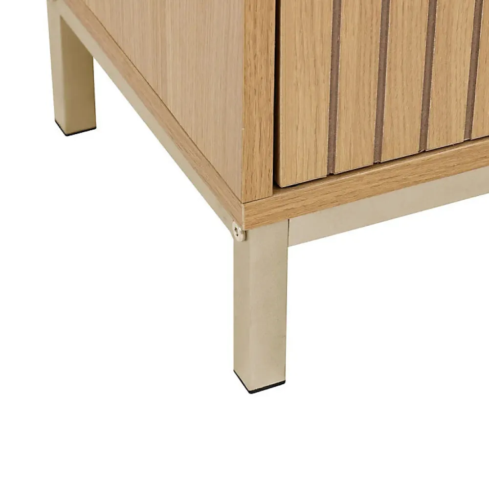 5Five Colonne Tasso 1 porte effet bois naturel - Beige-