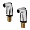 Accessoire De Robinet|GoodHome Colonnette chrome vendue par 2
