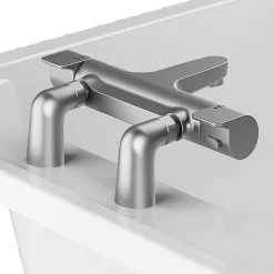 Accessoire De Robinet|GoodHome Colonnette chrome vendue par 2