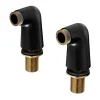 Accessoire De Robinet|GoodHome Colonnette mâle - mâle coloris noir vendue par 2