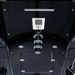 Baignoire Balnéo|Archipel Combi Balneo douche Hammam CBH BLACK 179x97 - DROITE