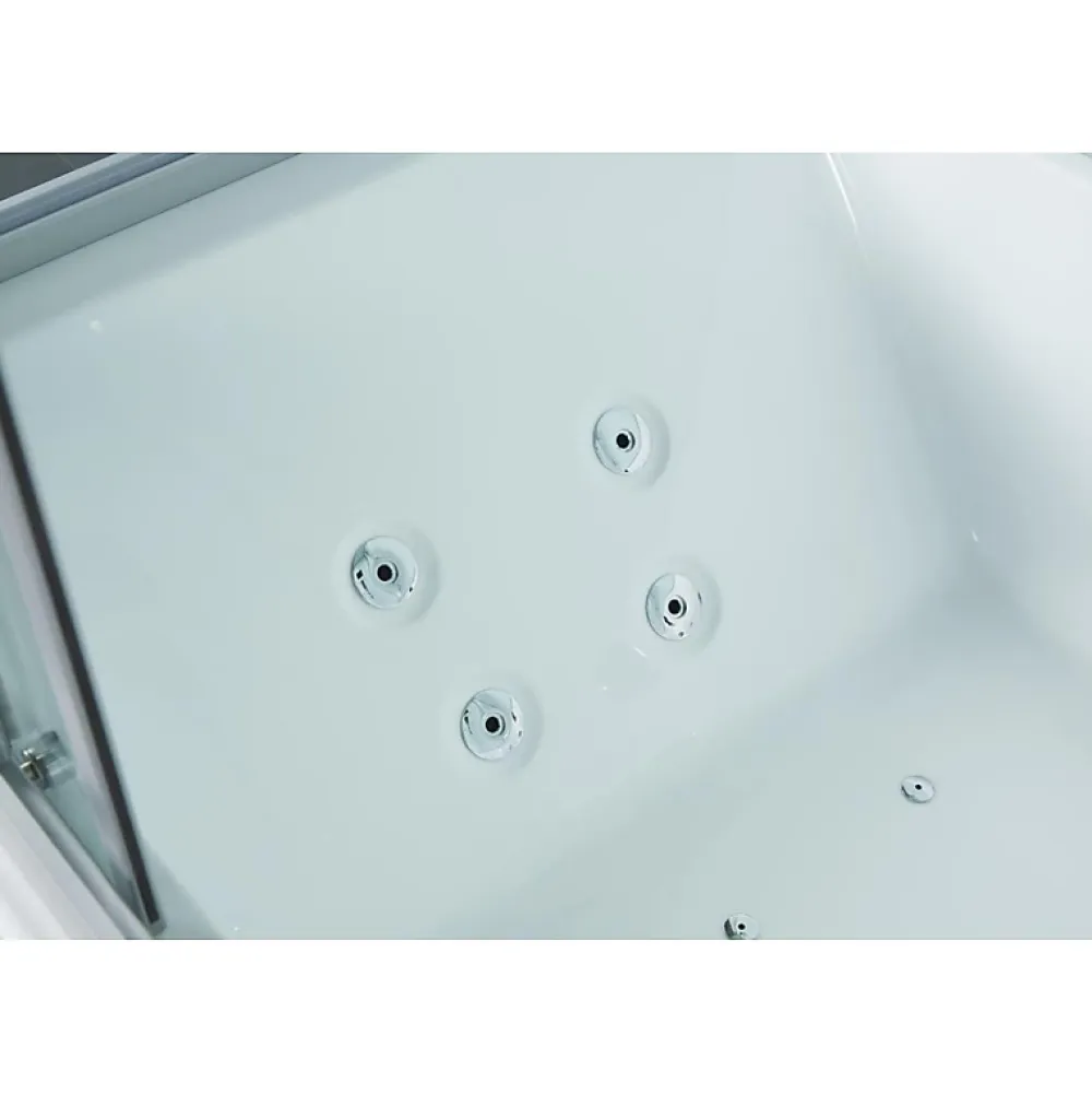 Baignoire Balnéo|Archipel Combi Balneo douche Hammam CBH PUR WHITE 179x97 - DROITE