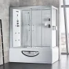 Archipel Combi Balneo douche Hammam CBH PUR WHITE 179x97 - GAUCHE