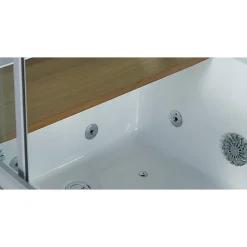 Archipel Combi Balneo douche Hammam CBH PUR WHITE 179x97 - GAUCHE
