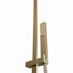 Colonne De Douche Thermostatique|Cuisibane Combiné de douche et douchette SQUARE - Doré