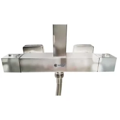 Colonne De Douche Thermostatique|Cuisibane Combiné de douche et douchette SQUARE - Chromé