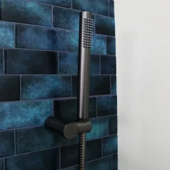 Pommeau De Douche, Flexible Et Barre De Douche|Essebagno Combiné support de douche gun métal 3 pièces Luisa