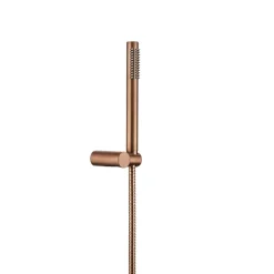 Pommeau De Douche, Flexible Et Barre De Douche|Essebagno Combiné support de douche cuivre brossé 3 pièces Luisa