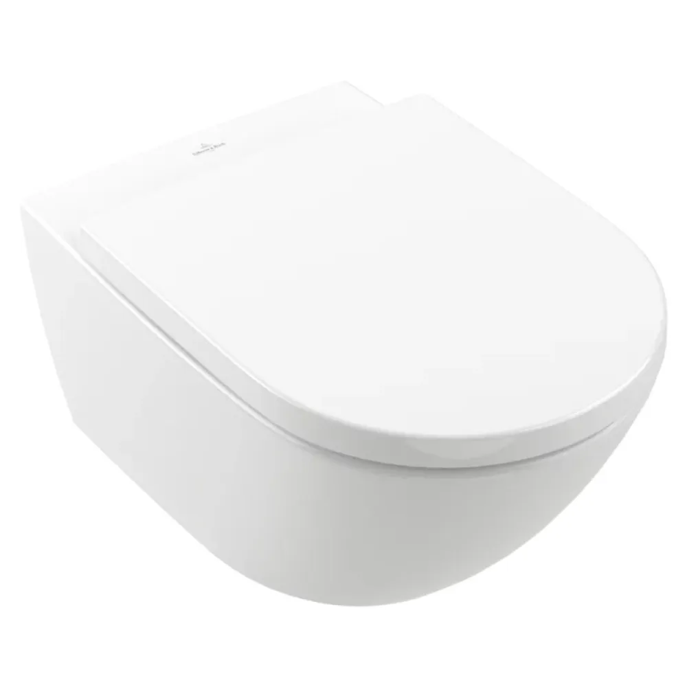 Wc Suspendu|Villeroy & Boch Combipack modèle suspendu VILEROY ET BOCH Subway 3.0 TwistFlush blanc