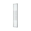 GoodHome Complément d'ouverture l.40 x H.195 cm, bandes miroir, profilés alu chrome, Ledava