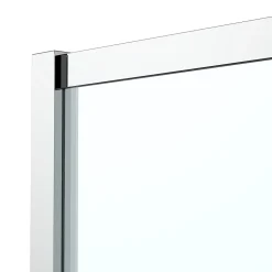 Paroi De Douche|GoodHome Complément d'ouverture l.40 x H.195 cm, verre transparent, profilés alu chrome, Ledava