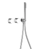 Hudor Composition de douche SC34 en laiton chromé collection Erymanthe