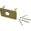 Vachette Contre-plaque 744V pour verrou V136 - ASSA ABLOY Jaune/Doré
